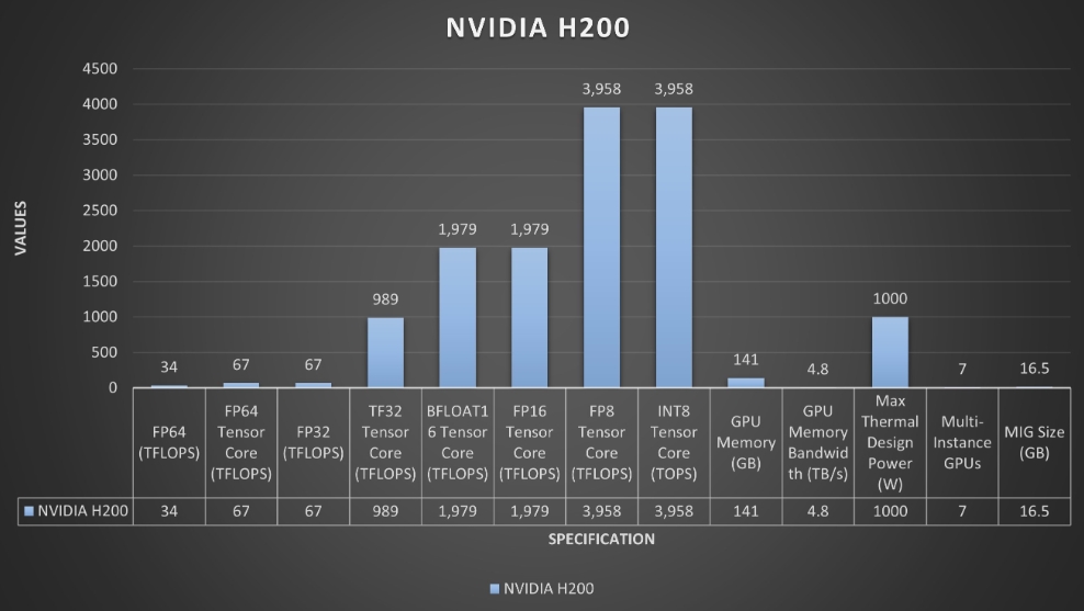 H200 基準測試